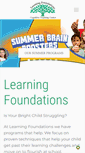 Mobile Screenshot of learningfoundations.com